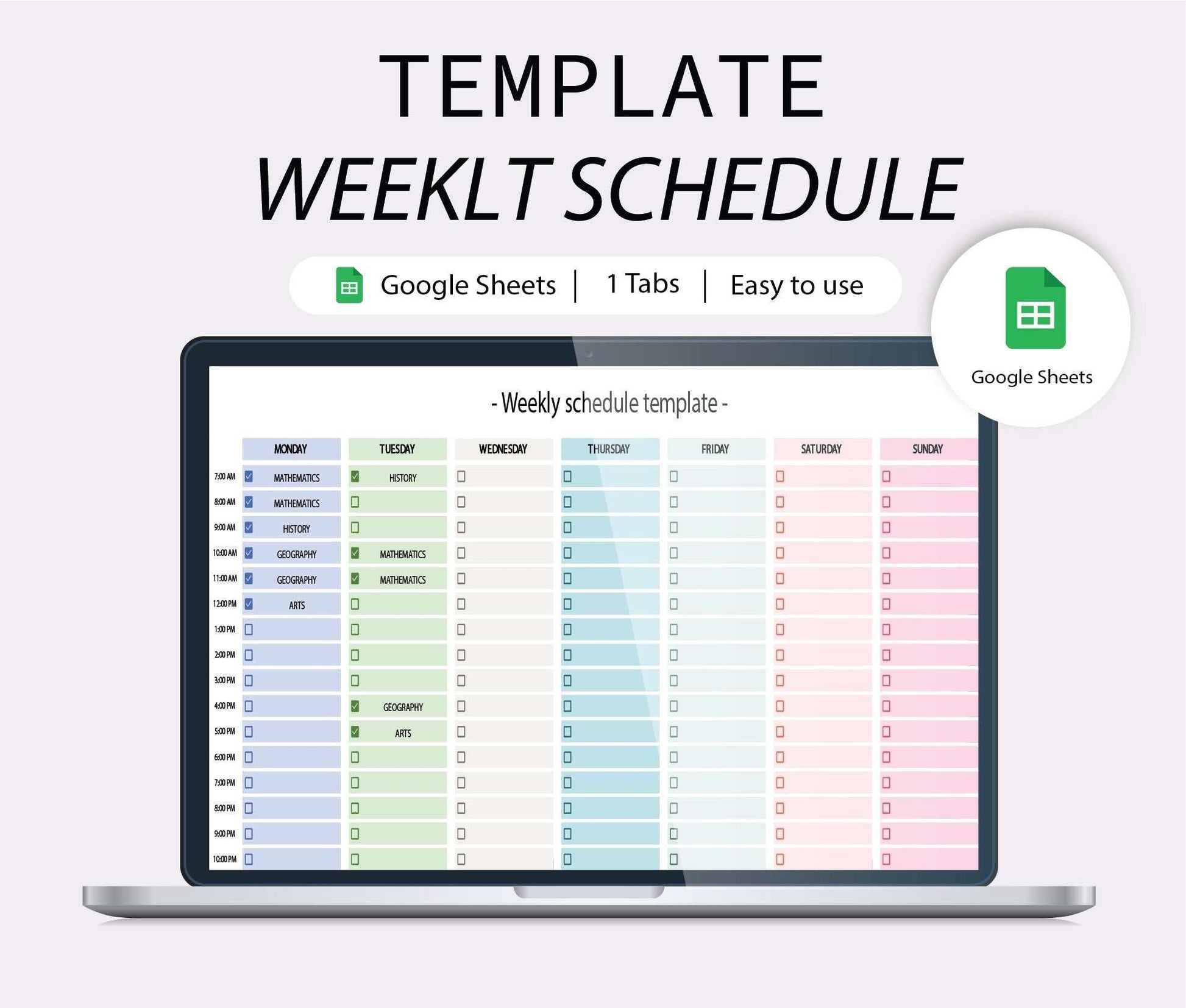 Weekly Schedule Planner