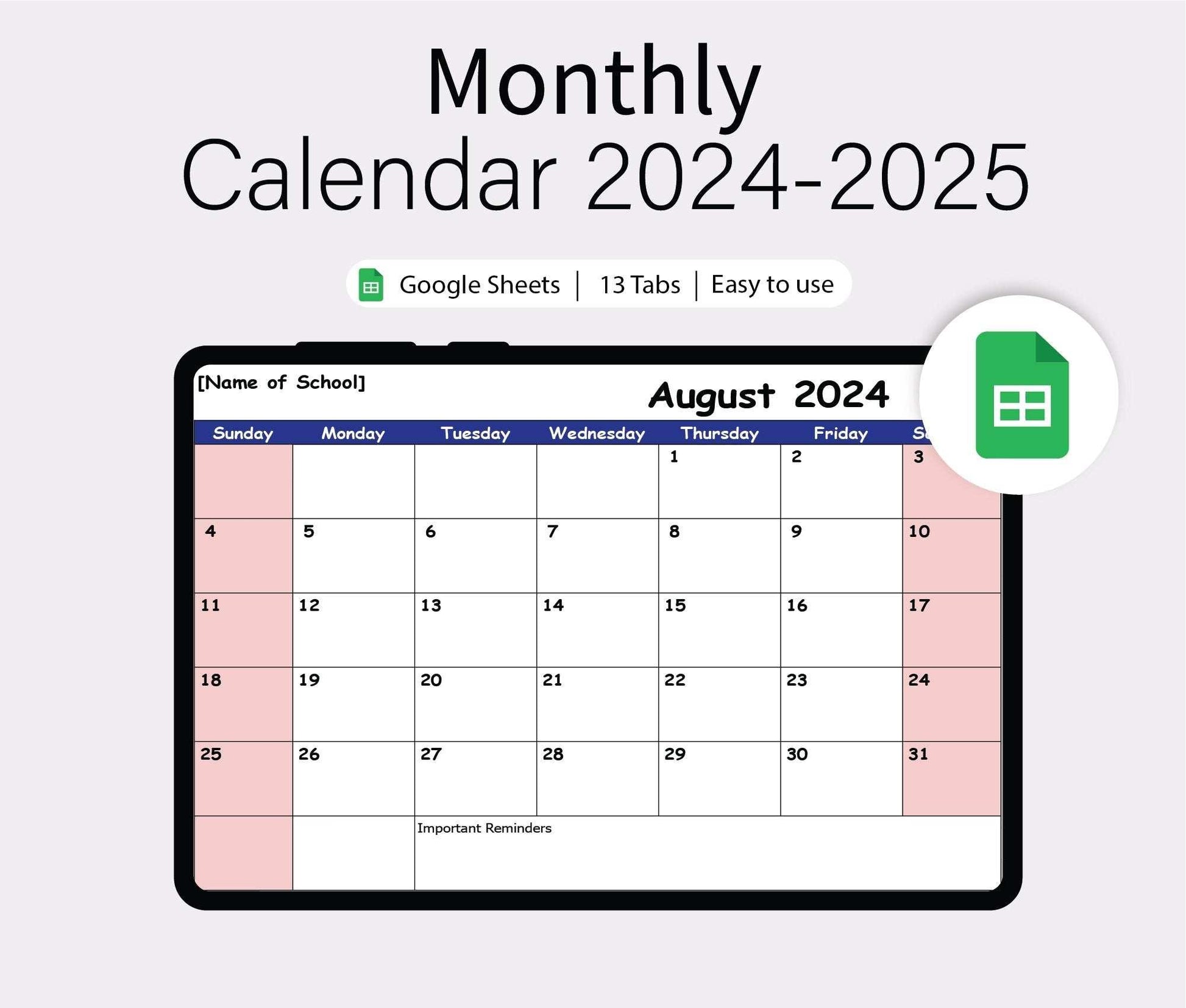 2025 calendar