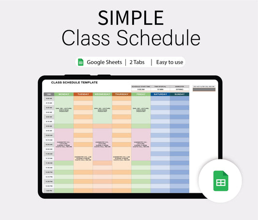 Weekly Schedule Planner